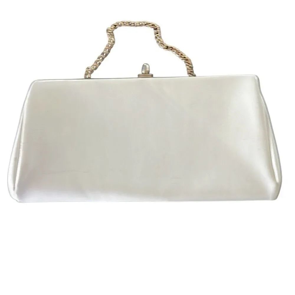 Vintage white handbag. Excellent condition. - Picture 3 of 3